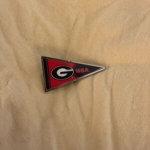 UGA flag enamel lapel pin Georgia Bulldogs Accesory